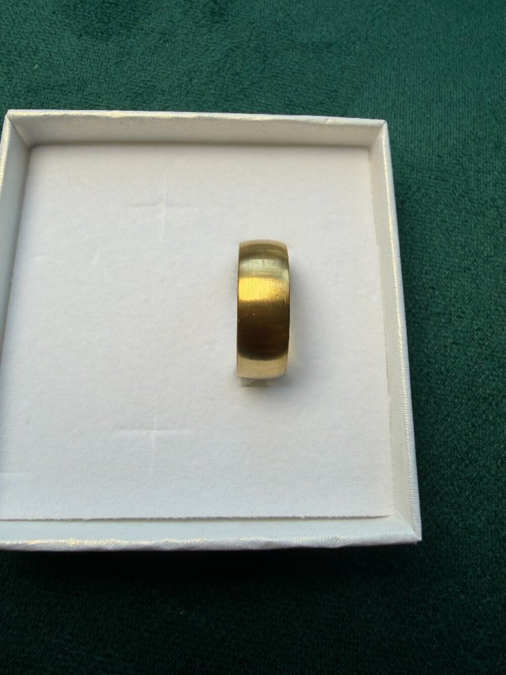 MEN's Stainless Steel Matte Dome Band Ring Sizes 9-11